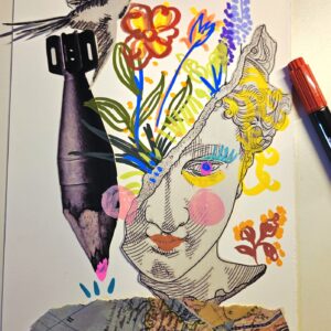 Flower collage workshop - THE NIGHT OF THE MUSEUMS